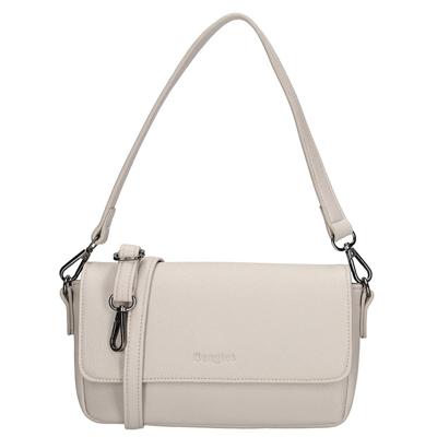 Beagles Schoudertasje met Overslag Tarragona Licht Taupe