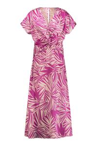 Studio Anneloes Female Jurken Cleo Satin Palm Dress 11069