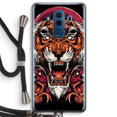 Tiger and Rattlesnakes: Huawei Mate 10 Pro Transparant Hoesje met koord