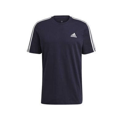 adidas Performance sport T-shirt donkerblauw/wit