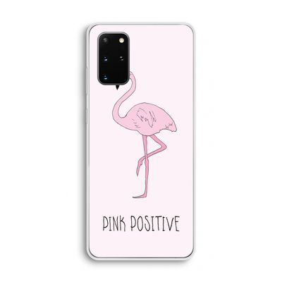 Pink positive: Samsung Galaxy S20 Plus Transparant Hoesje