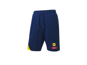 CRIVIT Korte heren broek Lidl-Trek 2025 (marine/rood/geel, L)