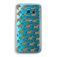 Pony: Samsung Galaxy S6 Transparant Hoesje