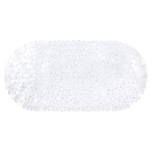 Differnz Lapis inlegmat bad - 100% PVC - anti-slip laag - 70 x 35 cm - transparant