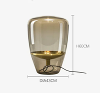 AuroraGlow - Scandinavische Designer Glazen Tafellamp LED
