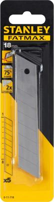 5 Stanley FatMax reserve afbreekmesjes 18 mm