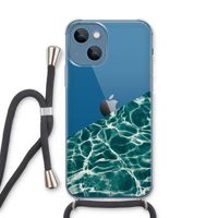 Weerkaatsing water: iPhone 13 Transparant Hoesje met koord