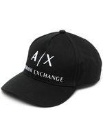 Armani Exchange casquette à logo brodé - Noir - thumbnail