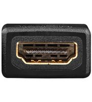 Goobay 68841 tussenstuk voor kabels 19-pin mini HDMI M 19-pin HDMI FM Zwart - thumbnail