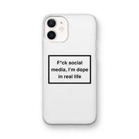 I'm dope: iPhone 12 mini Transparant Hoesje