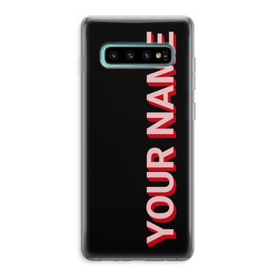 Namecase: Samsung Galaxy S10 Plus Transparant Hoesje