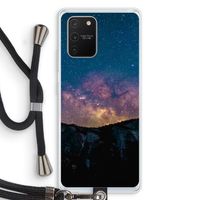 Travel to space: Samsung Galaxy S10 Lite Transparant Hoesje met koord