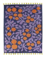 Finarte - Vloerkleed Terttu Wool Rug Blue - 170x240 cm Finarte - Vloerkleed Terttu Wool Rug Blue - 170x240 cm