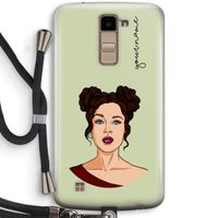 Pop-Art Creator: LG K10 (2016) Transparant Hoesje met koord