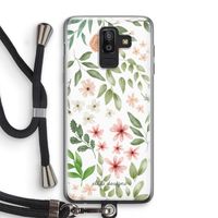 Botanical sweet flower heaven: Samsung Galaxy J8 (2018) Transparant Hoesje met koord Botanical sweet flower heaven: Samsung Galaxy J8 (2018) Transparant Hoesje met koord