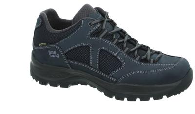Hanwag Gritstone II Narrow GTX Lage Wandelschoen Dames Navy/Asphalt 5,5