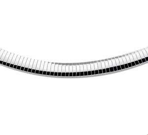 TFT Zilveren Ketting Omega Bol 8 mm 45 cm