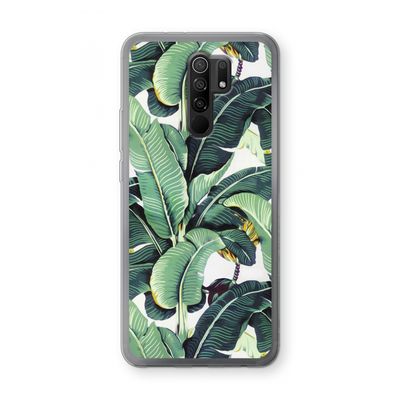 Bananenbladeren: Xiaomi Redmi 9 Transparant Hoesje