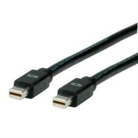 ROLINE DisplayPort kabel, Mini DP M - Mini DP M, zwart, 2 m - thumbnail