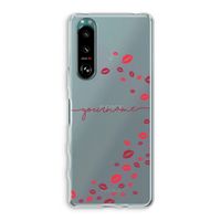 Kusjes: Sony Xperia 5 III Transparant Hoesje