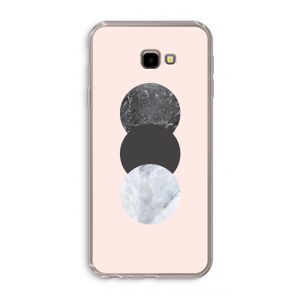 Marmeren cirkels: Samsung Galaxy J4 Plus Transparant Hoesje