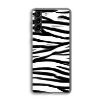 Zebra pattern: Samsung Galaxy S21 Plus Transparant Hoesje