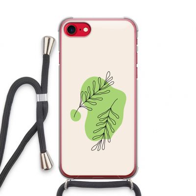 Beleaf in you: iPhone SE 2020 Transparant Hoesje met koord