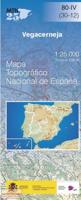 Topografische kaart 80-IV Vegacerneja | CNIG - Instituto Geográfico Nacional