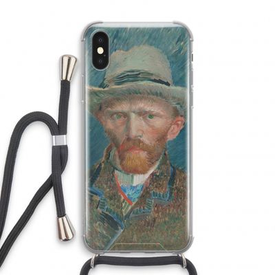 Van Gogh: iPhone X Transparant Hoesje met koord