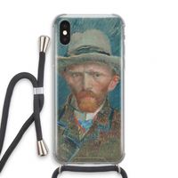 Van Gogh: iPhone X Transparant Hoesje met koord