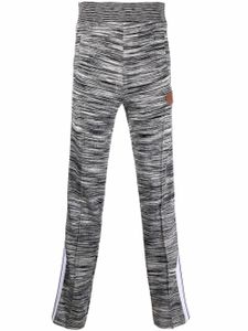 Palm Angels x Missoni pantalon de jogging en maille - Noir