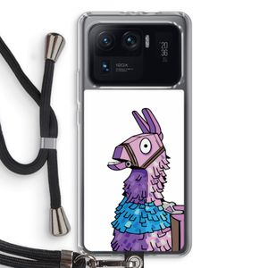 Lama: Xiaomi Mi 11 Ultra Transparant Hoesje met koord