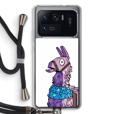 Lama: Xiaomi Mi 11 Ultra Transparant Hoesje met koord