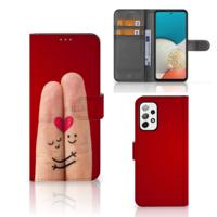 Samsung Galaxy A73 5G | Wallet Case | met Pasjes | Liefde - Origineel Romantisch Cadeau