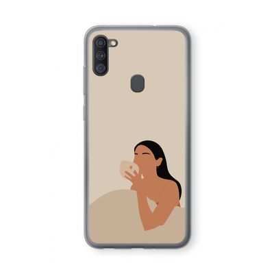 Fresh coffee: Samsung Galaxy A11 Transparant Hoesje