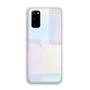 Square pastel: Samsung Galaxy S20 Transparant Hoesje