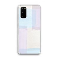 Square pastel: Samsung Galaxy S20 Transparant Hoesje