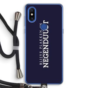 Blijve plakken in Negenduust: Xiaomi Mi Mix 3 Transparant Hoesje met koord