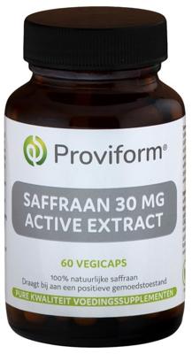 Proviform Saffraan 30 mg active extract 60 Vegetarische capsules