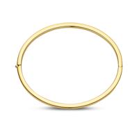 14K Geelgouden Bangle Armband - Luxe en Tijdloos Gouden Sieraad met een Diameter van 60 mm