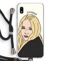 Mary Kate: Samsung Galaxy A10 Transparant Hoesje met koord