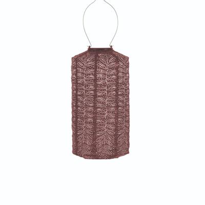 Cylinder 18 Folia Plum Solar lampion - Lumiz