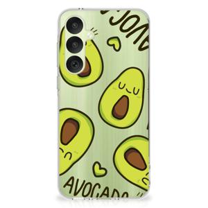 Samsung Galaxy A35 Telefoonhoesje met Naam Avocado Singing