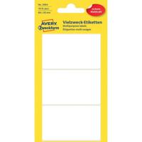 Etiket avery 3084 66x38mm wit 18st