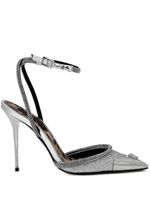 Philipp Plein escarpins Glitter Decollete en cuir - Argent - thumbnail