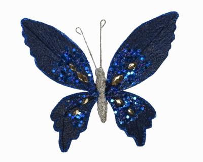 Vlinder fluw l15b16h2c nblw a2 2st kerst - Decoris