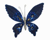 Vlinder fluw l15b16h2c nblw a2 2st kerst - Decoris