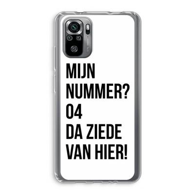 Da ziede van hier: Xiaomi Redmi Note 10S Transparant Hoesje