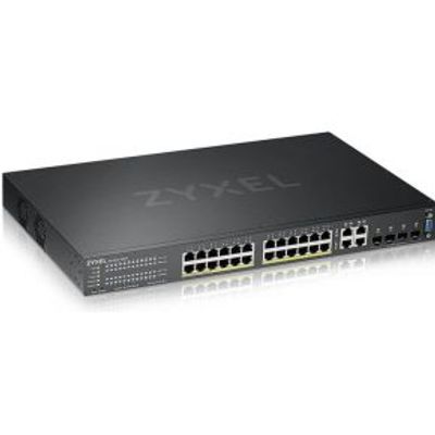Zyxel GS2220-28HP-EU0101F netwerk-switch Managed L2 Gigabit Ethernet (10/100/1000) Zwart Power over