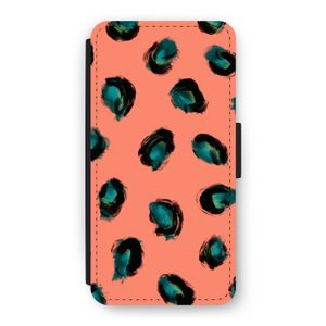 Pink Cheetah: iPhone 12 Pro Flip Hoesje